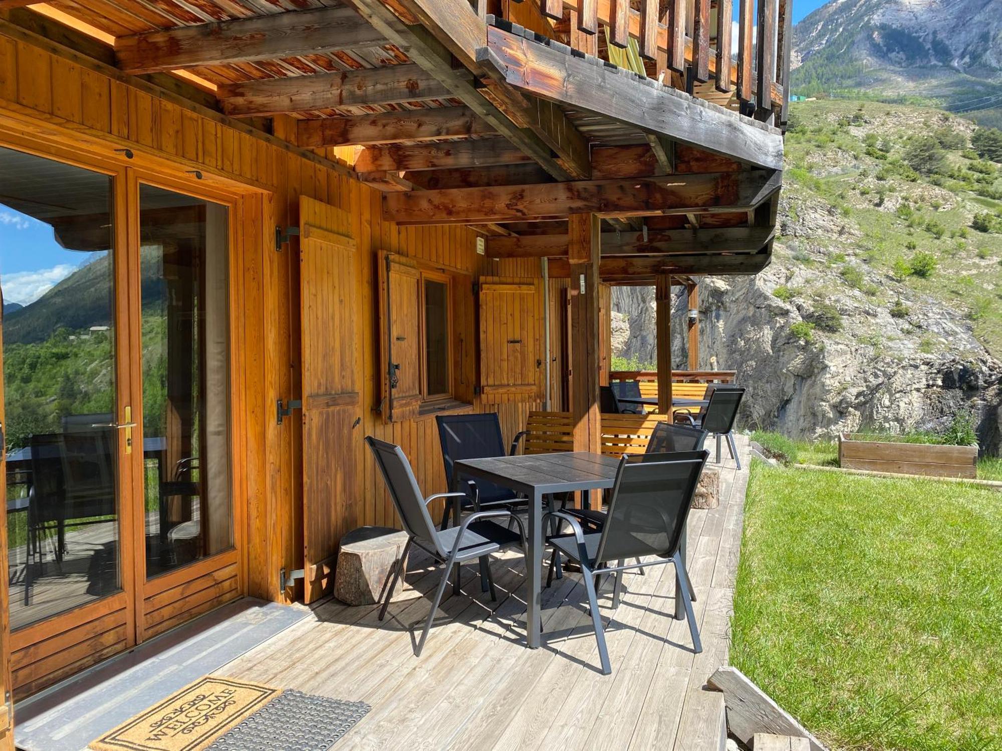 Chalet A Un Endroit Exceptionnel, Alpes, Parc National Des Ecrins Les Vigneaux Exterior photo