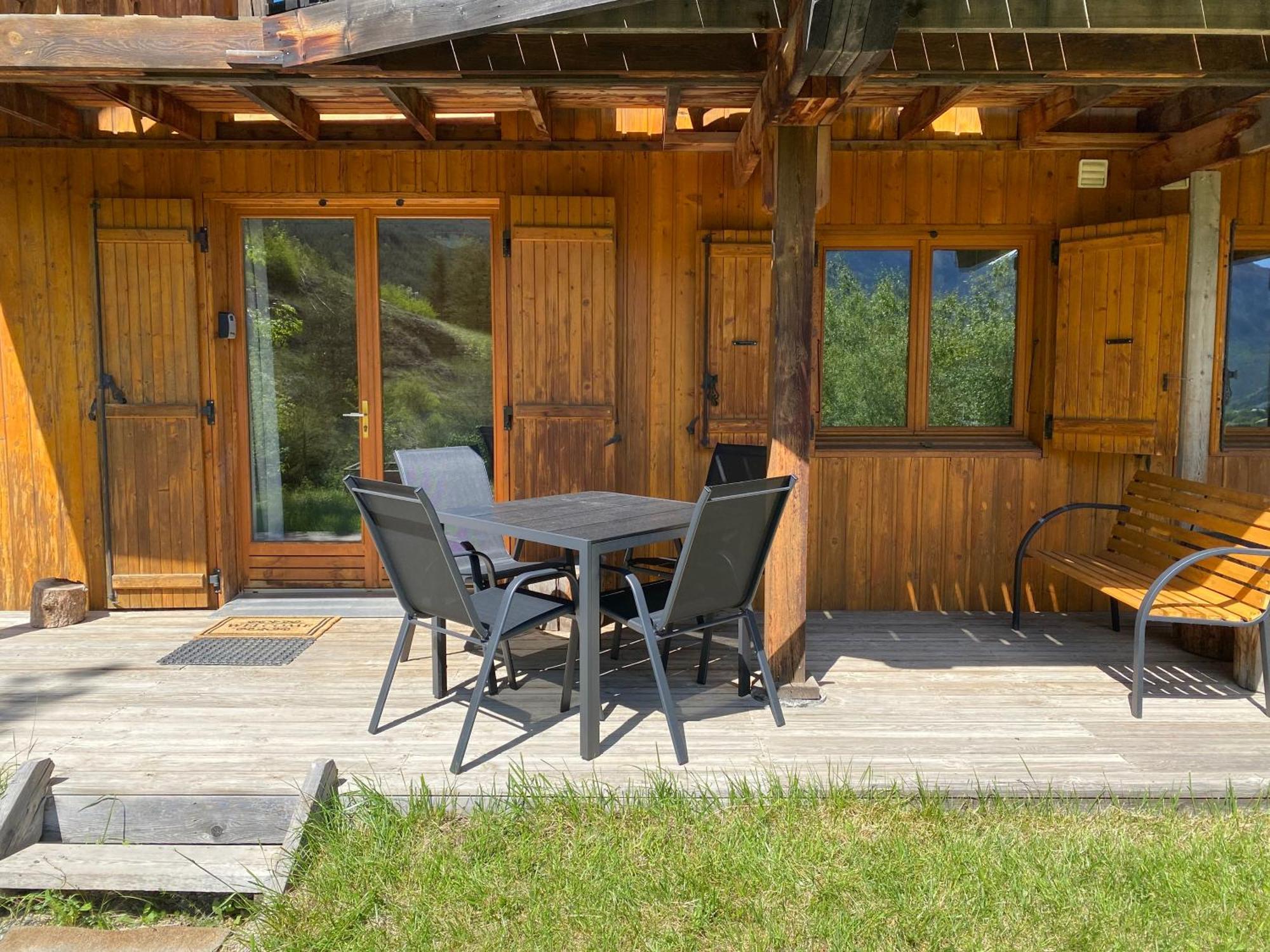 Chalet A Un Endroit Exceptionnel, Alpes, Parc National Des Ecrins Les Vigneaux Exterior photo