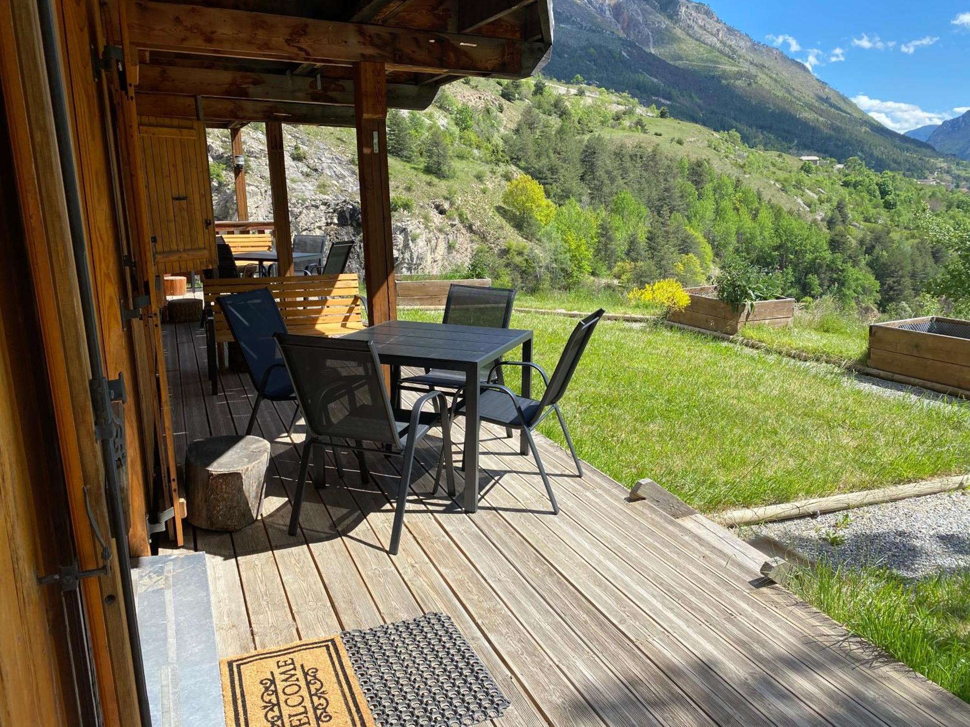 Chalet A Un Endroit Exceptionnel, Alpes, Parc National Des Ecrins Les Vigneaux Exterior photo