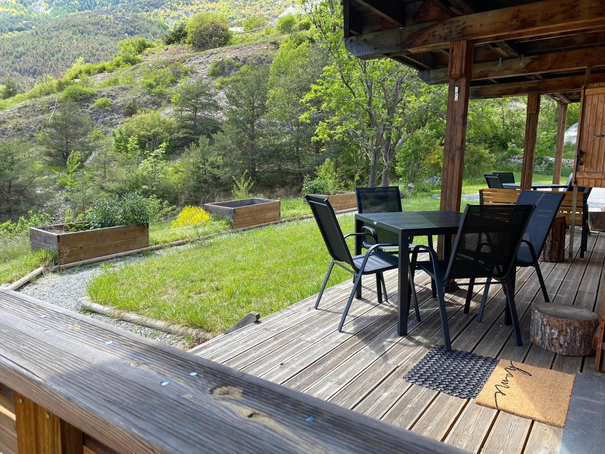 Chalet A Un Endroit Exceptionnel, Alpes, Parc National Des Ecrins Les Vigneaux Exterior photo