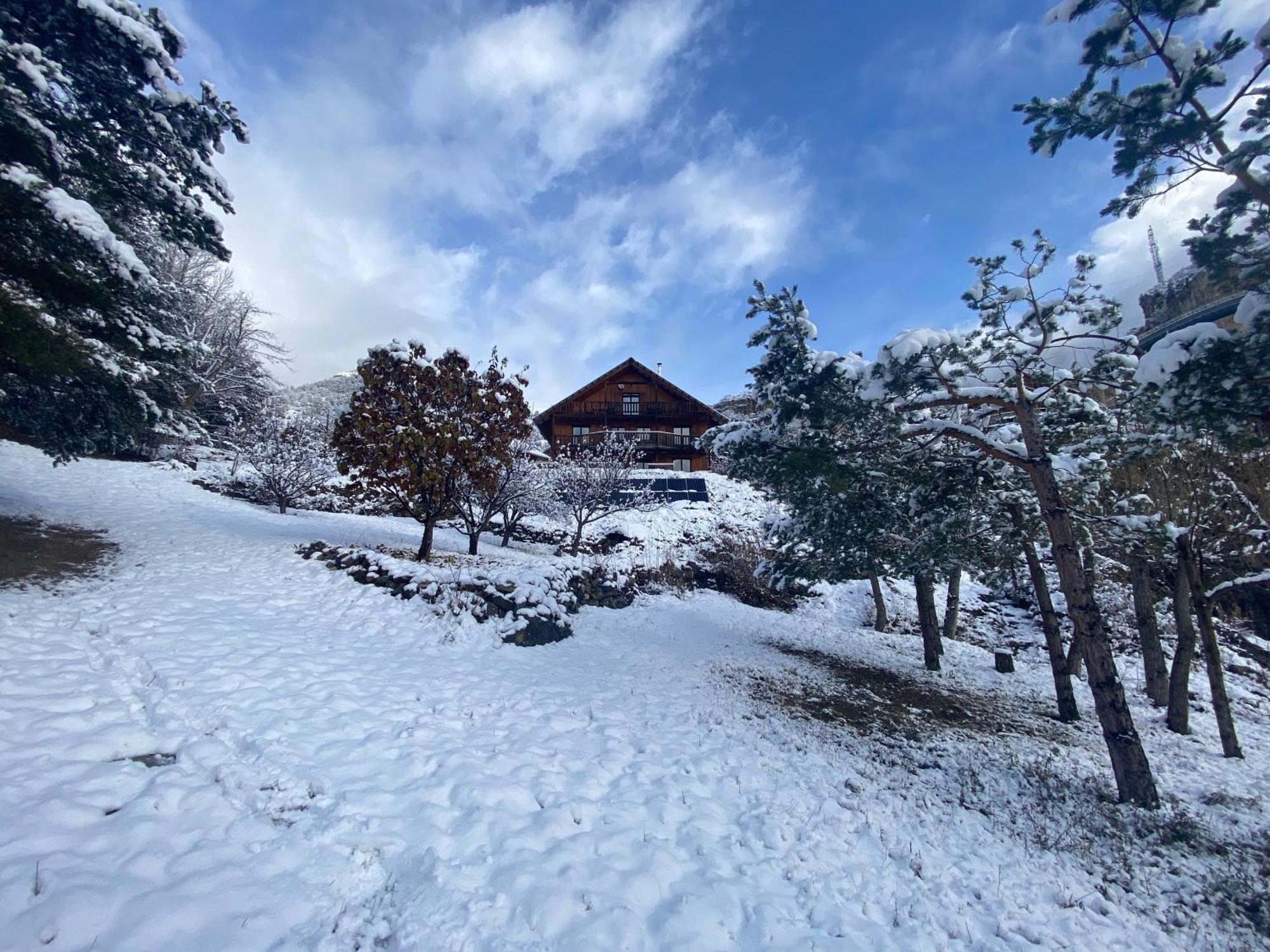 Chalet A Un Endroit Exceptionnel, Alpes, Parc National Des Ecrins Les Vigneaux Exterior photo