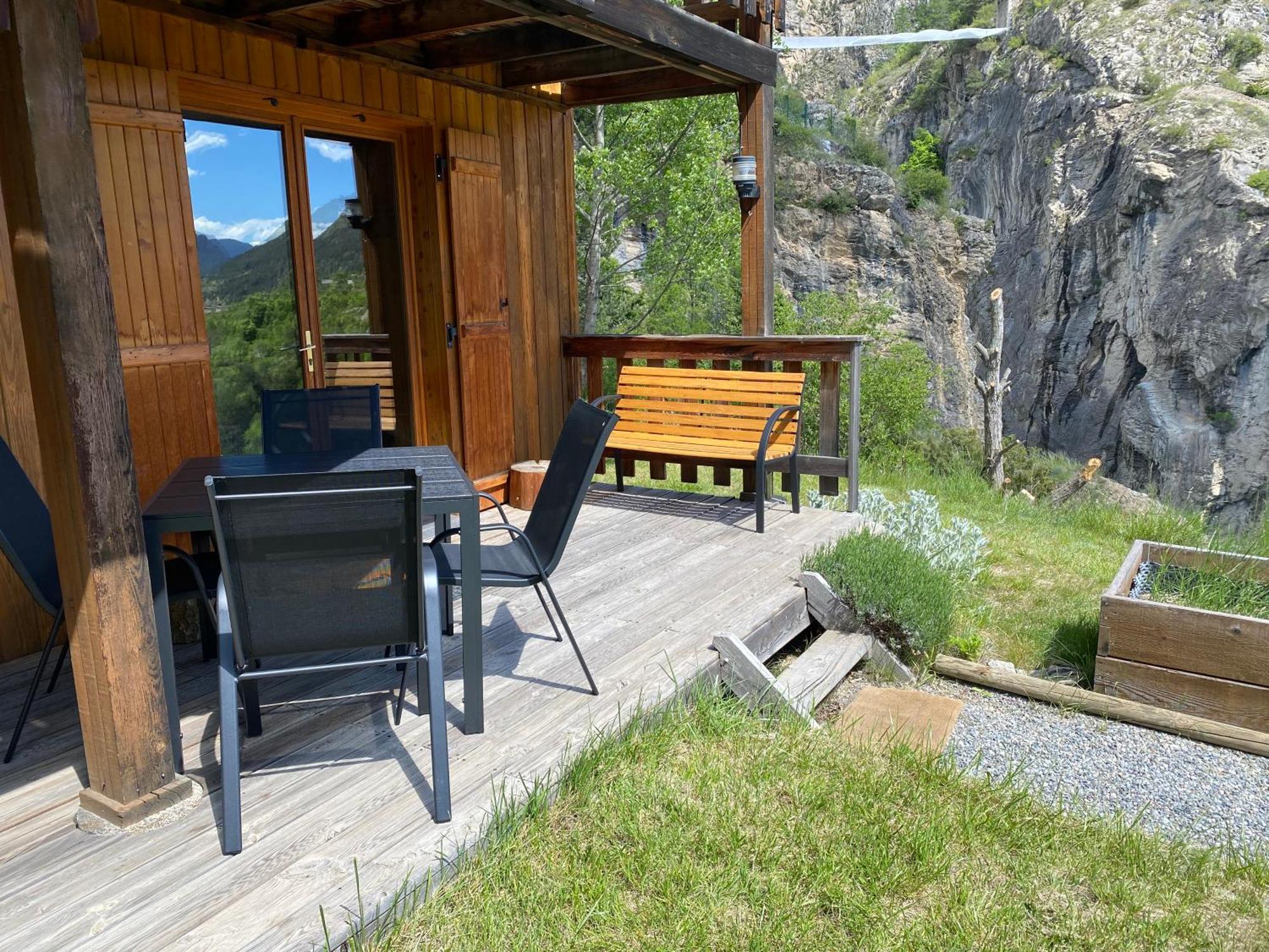 Chalet A Un Endroit Exceptionnel, Alpes, Parc National Des Ecrins Les Vigneaux Exterior photo